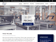 Tablet Screenshot of pilateslogic.com